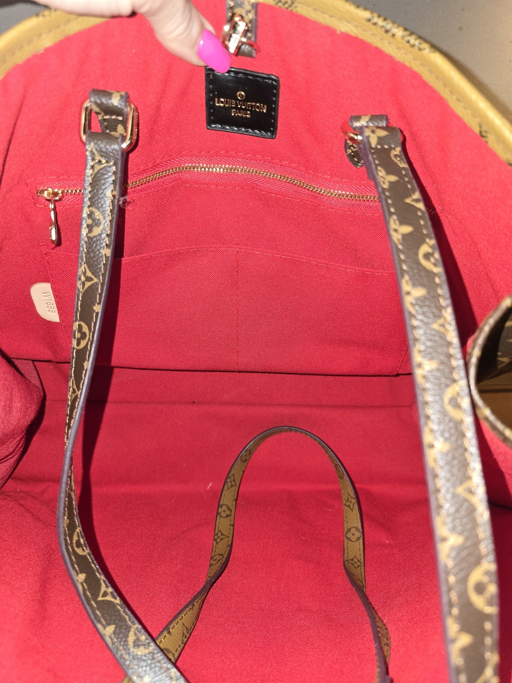 Louis Vuitton Brown Monogram Reversible Tote Bag - Picture 6 of 10